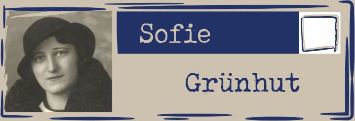 Sofie Grünhut Schild