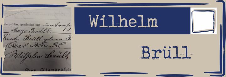 Wilhelm Brüll Schild