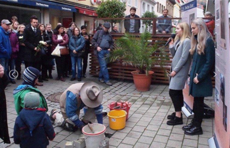 Präsentation Stolpersteine