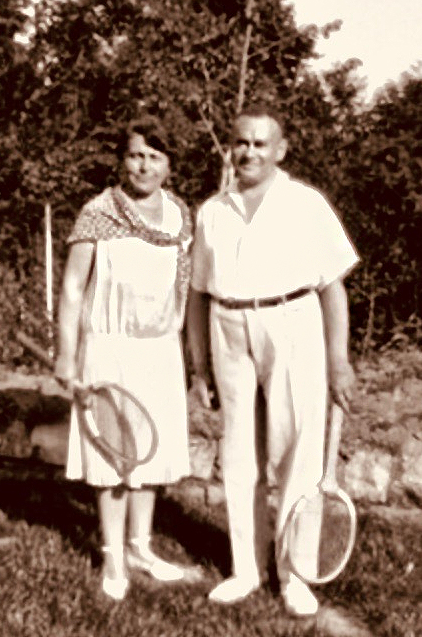 Thekla und Alfred Hess, about 1920,