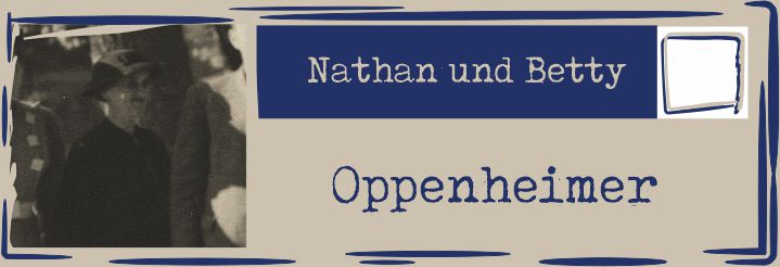 Nathan und Betty Oppenheimer Schild